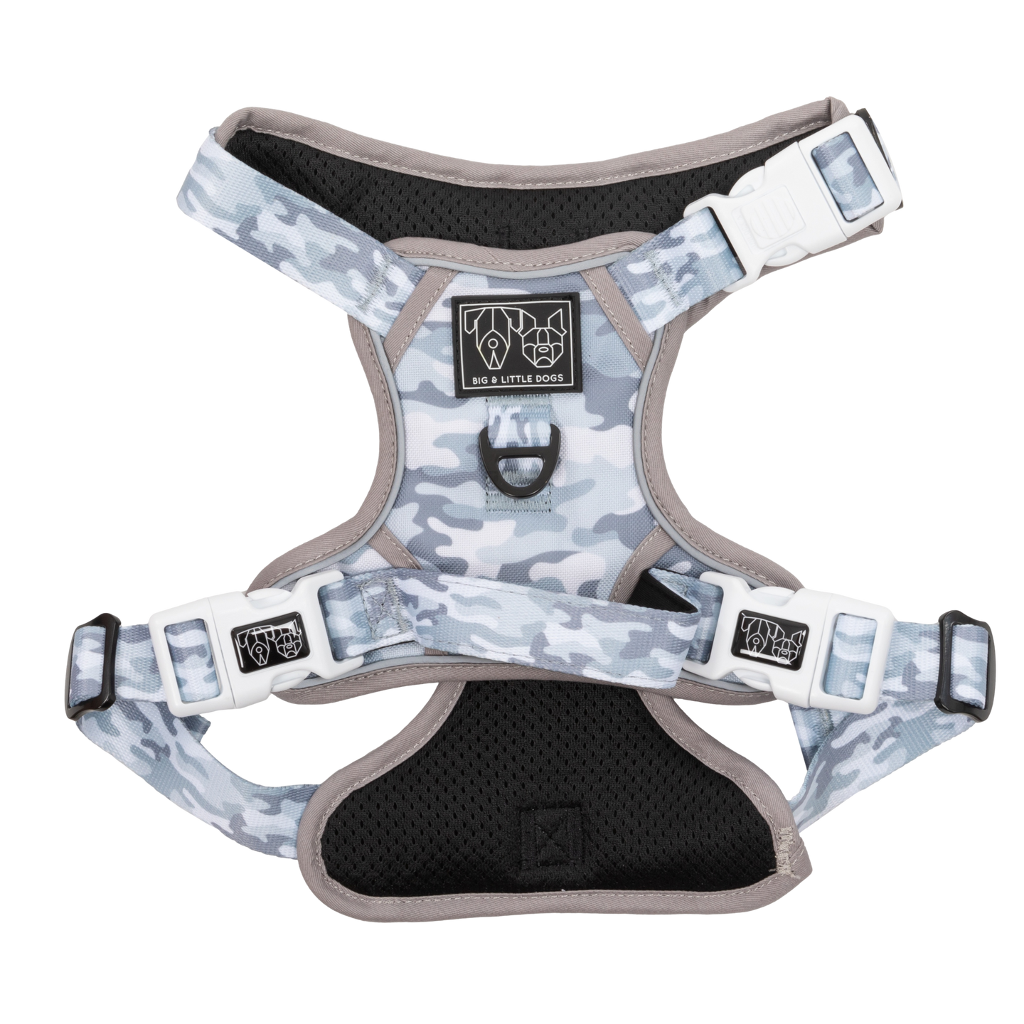 THE ALL-ROUNDER DOG HARNESS: Grey Camo