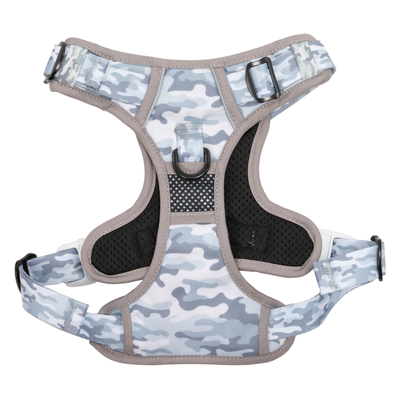THE ALL-ROUNDER DOG HARNESS: Grey Camo