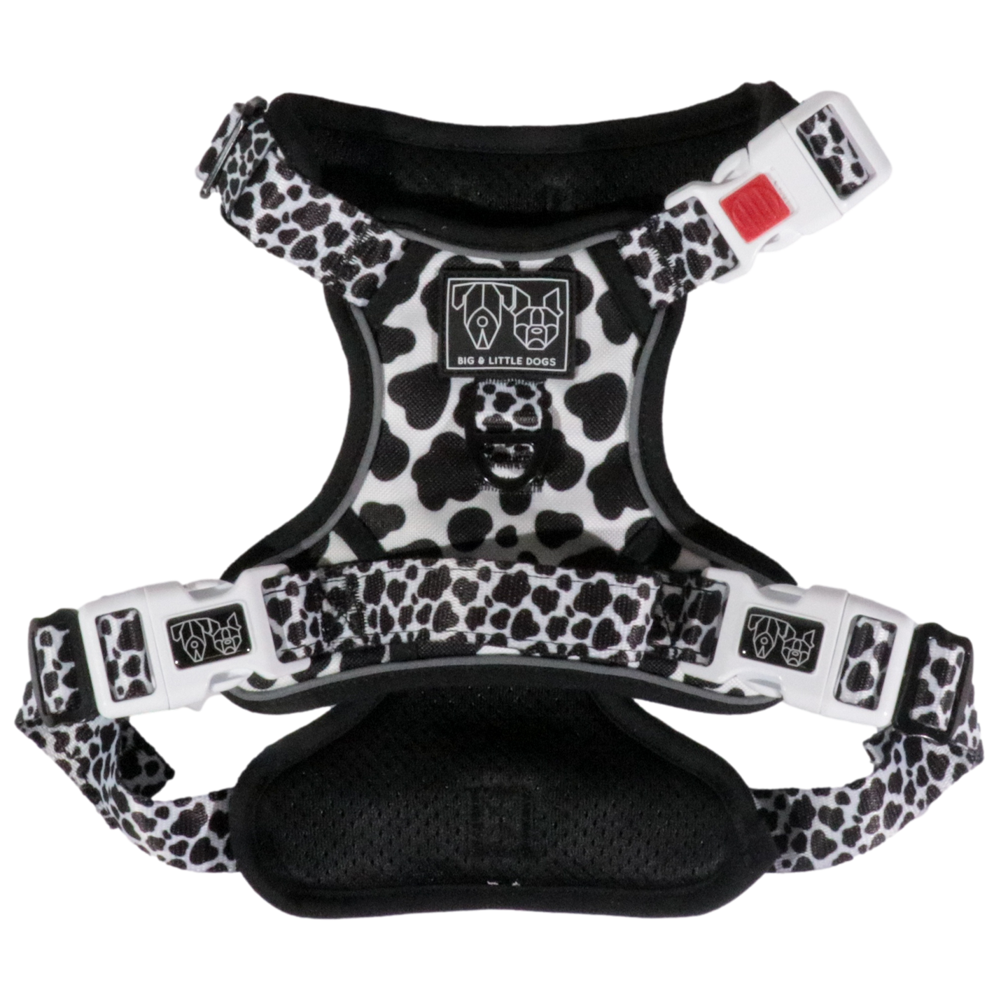 All Rounder Dog Harness I Udderly Adore You Cow Print