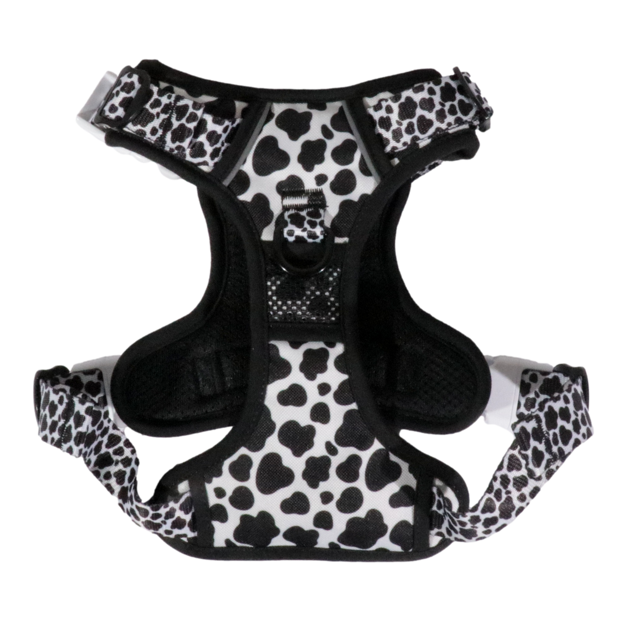 All Rounder Dog Harness I Udderly Adore You Cow Print