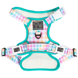 All-Rounder Dog Harness Rainbow Gingham