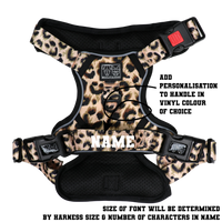 All Rounder Dog Harness Luxurious Leopard