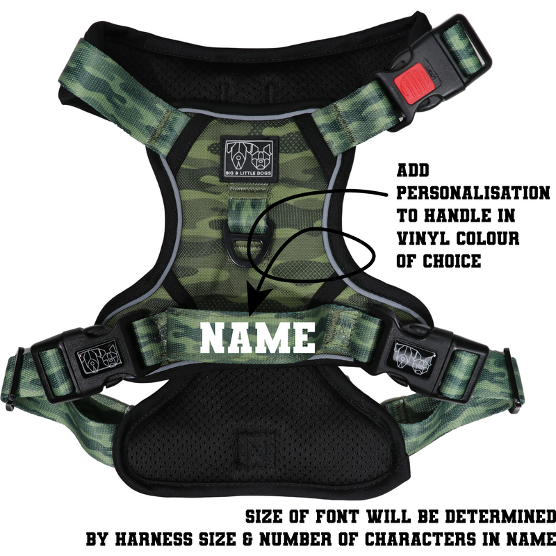 Camo harness for small dogs deals