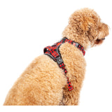 All Rounder Harness No Pull Front Clip Harness Red and Black Plaid