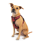 All Rounder Harness No Pull Front Clip Harness Red and Black Plaid