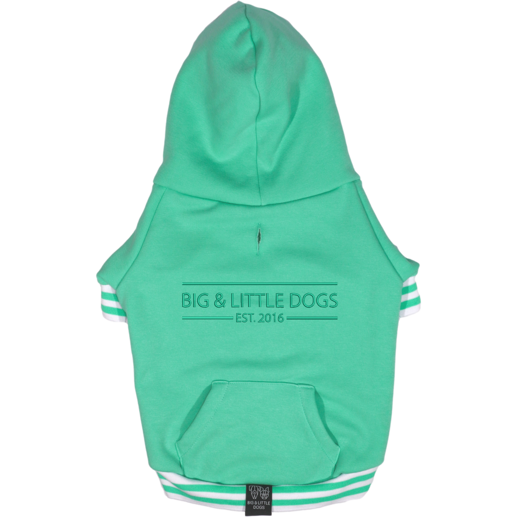 HOODIE DOG JUMPER: Teal {FINAL SALE}