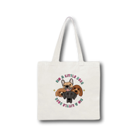 SMALL TOTE BAG: Big & Little Dogs Logo