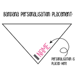 DOG BANDANA: Hey There, Hop Stuff {FINAL SALE}
