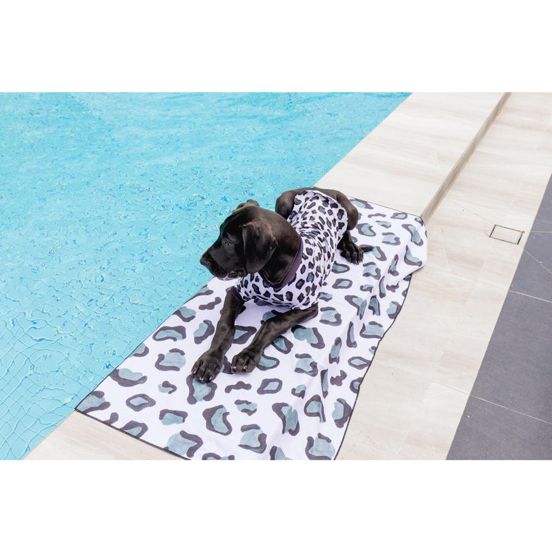 Dog Rashie UPF 50+ Ultimate Sun Protection Beachwear Leopard