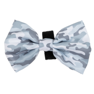 DOG BOW TIE | Grey Camo