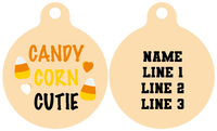 Pet ID Tag | Candy Corn Cutie