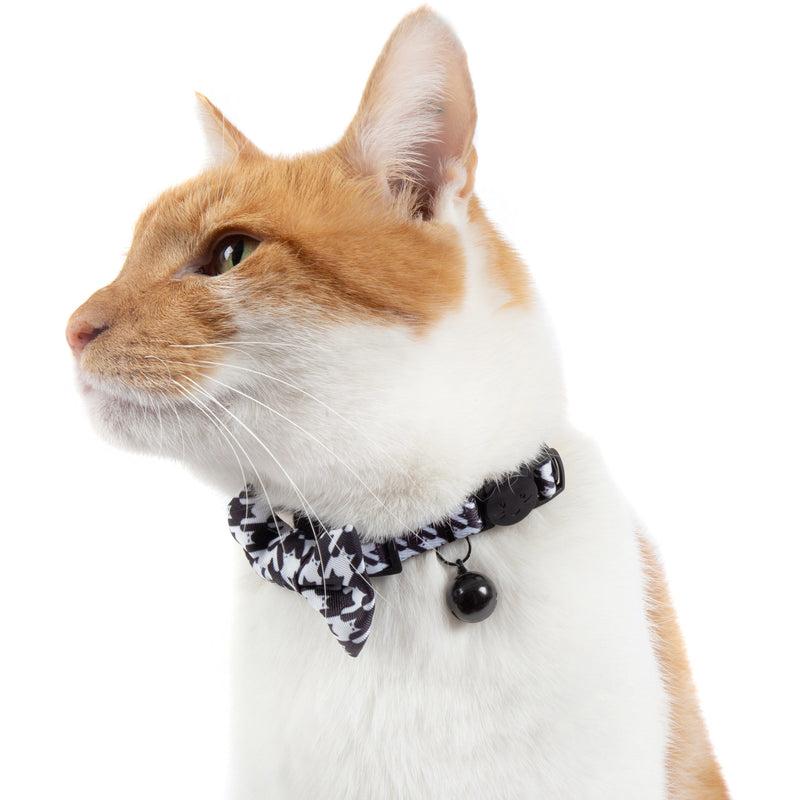 Cat Collar and Bow Tie Catstooth