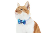 CAT COLLAR & BOW TIE: Snakeskin