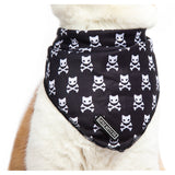 Cat Cooling Bandana Baddest of them All Black Cat Skulls