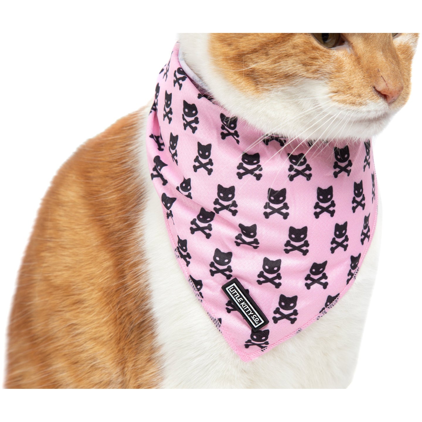 Cat Cooling Bandana Prettiest of them All Pink Cat Skulls