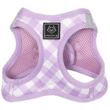 CAT STEP IN HARNESS: Berry Gingham