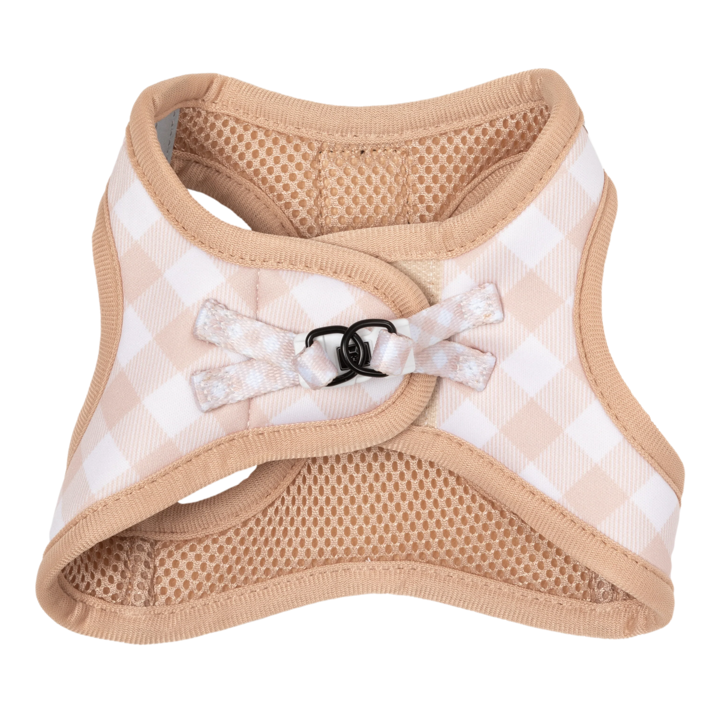 CAT STEP IN HARNESS: Latte Gingham