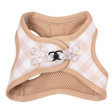 CAT STEP IN HARNESS: Latte Gingham