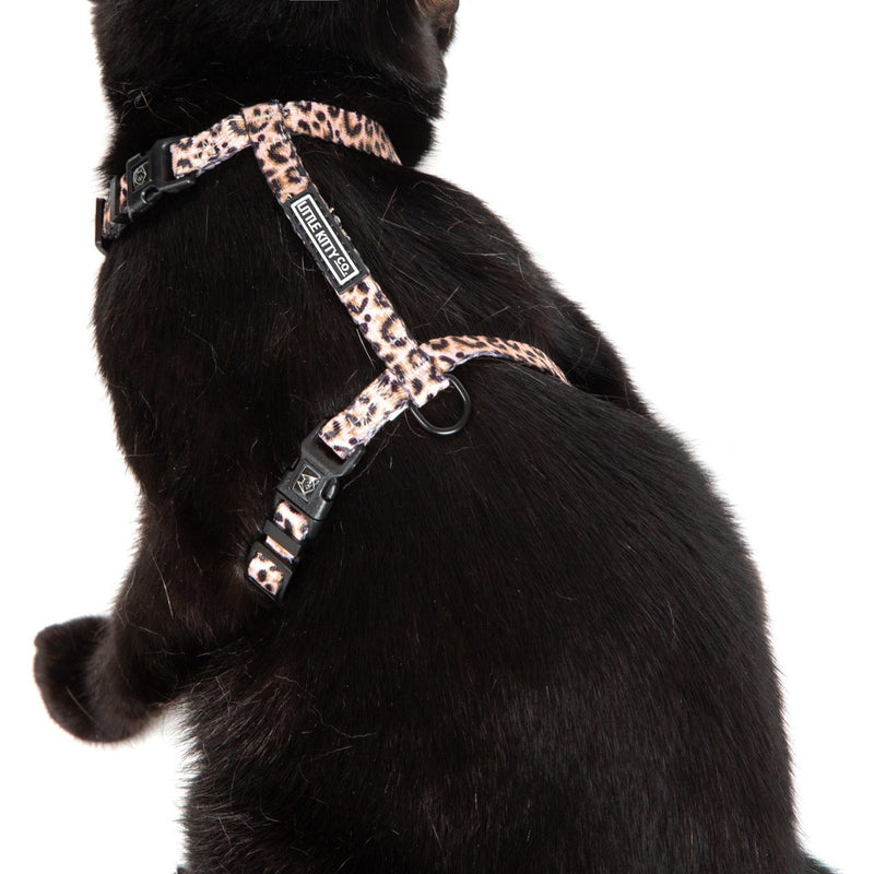 Cat Strap Harness Luxurious Leopard