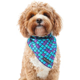 Dog Cooling Bandana Scaled Back Scale Pattern