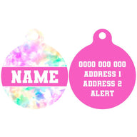 Pet ID Tag | Cotton Candy (Pink)