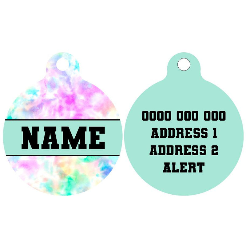 Pet ID Tag | Cotton Candy (Green)