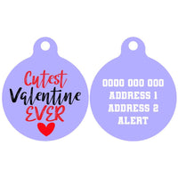 Pet ID Tag | Cutest Valentine EVER