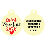 Pet ID Tag | Cutest Valentine EVER