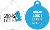 Pet ID Tag | Daddy's Little Boo (Blue)