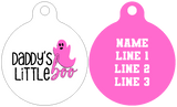 Pet ID Tag | Daddy's Little Boo (Pink)