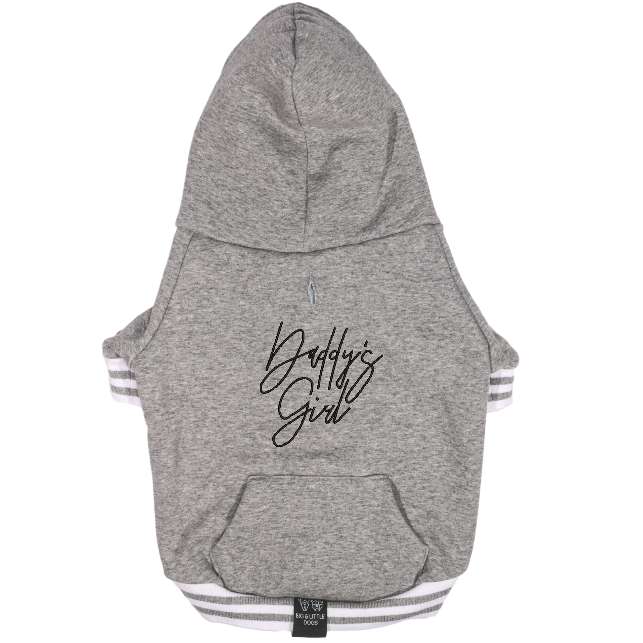 HOODIE DOG JUMPER: Grey Marle {FINAL SALE}