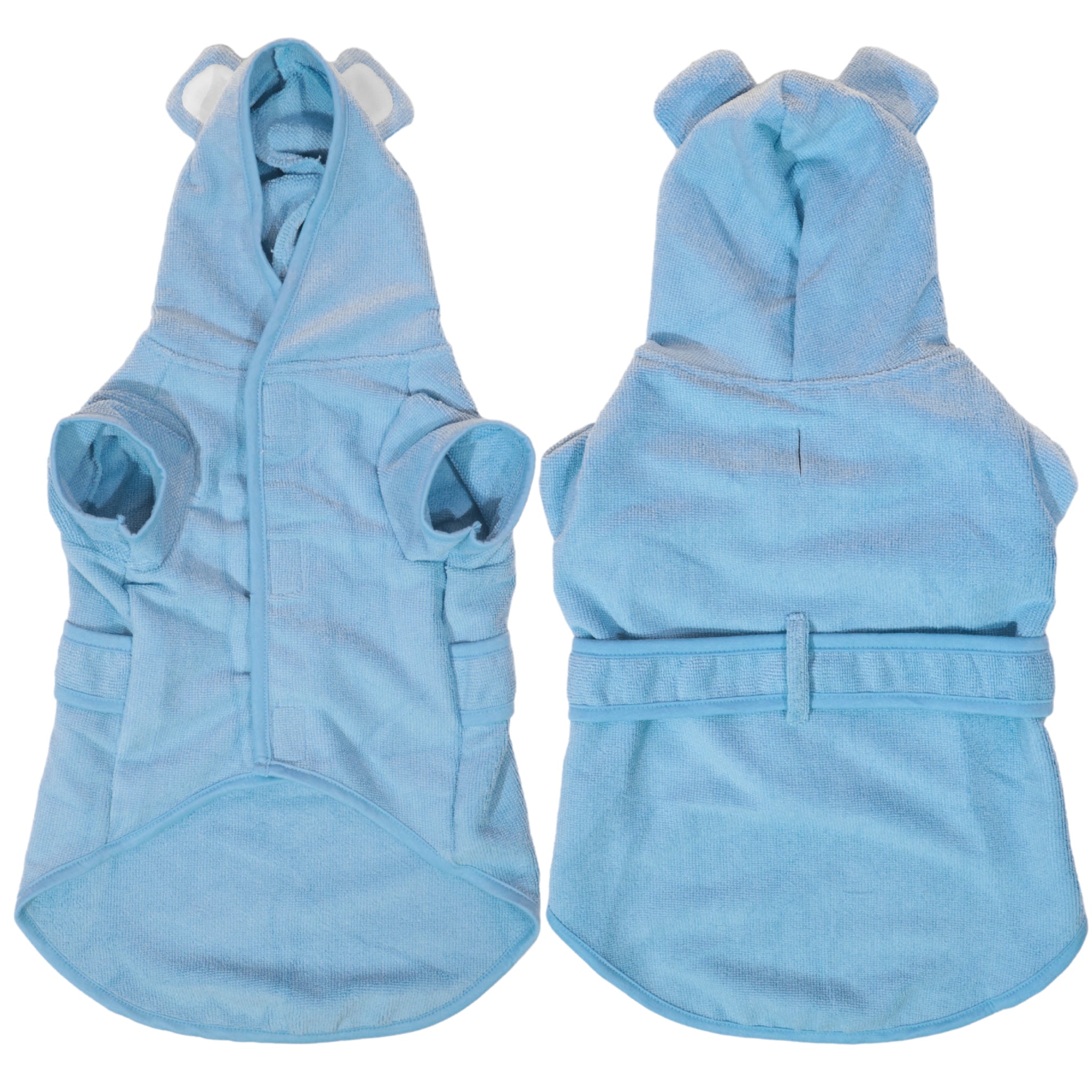 DOG BATH ROBE: Arctic Blue {FINAL SALE}