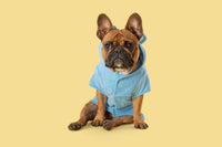 DOG BATH ROBE: Arctic Blue {FINAL SALE}