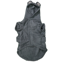 Dog Bath Robe Charcoal