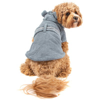 Dog Bath Robe Charcoal