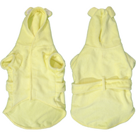 Dog Bath Robe Lemon