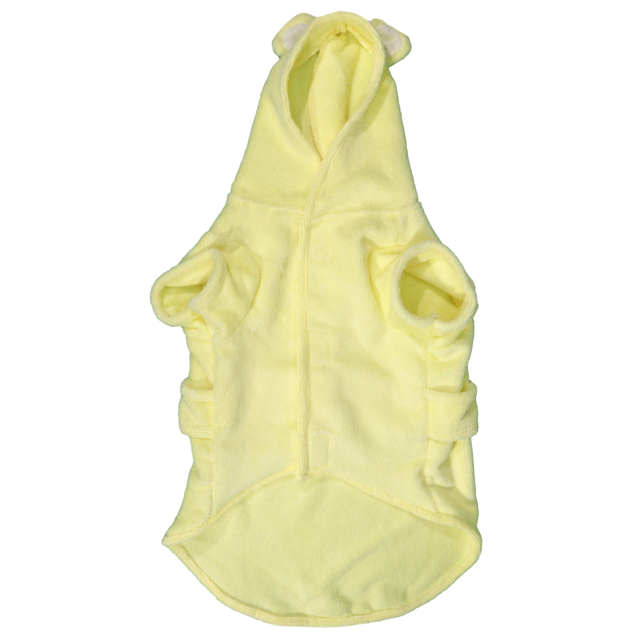 Dog Bath Robe Lemon