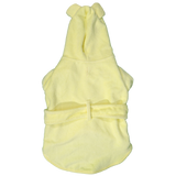 Dog Bath Robe Lemon