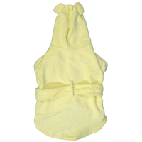 Dog Bath Robe Lemon