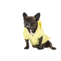 Dog Bath Robe Lemon