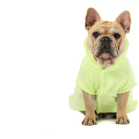 Dog Bath Robe Lime