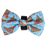 DOG COLLAR (+ BOW TIE option): Blue Fairy Bread