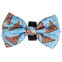 DOG COLLAR (+ BOW TIE option): Blue Fairy Bread