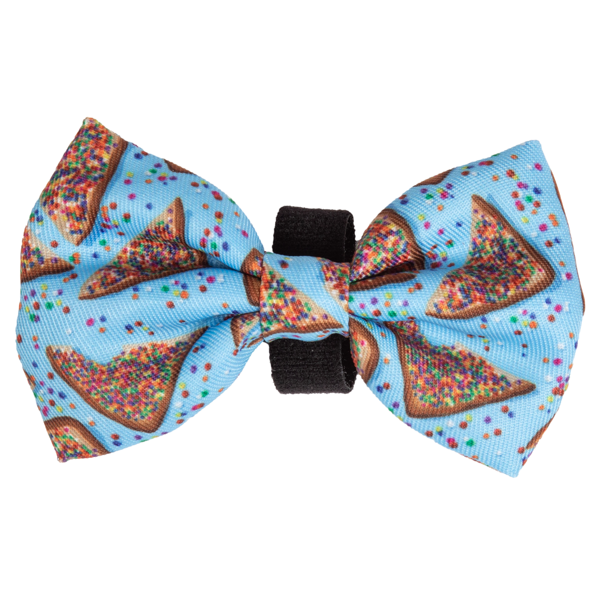 DOG COLLAR (+ BOW TIE option): Blue Fairy Bread