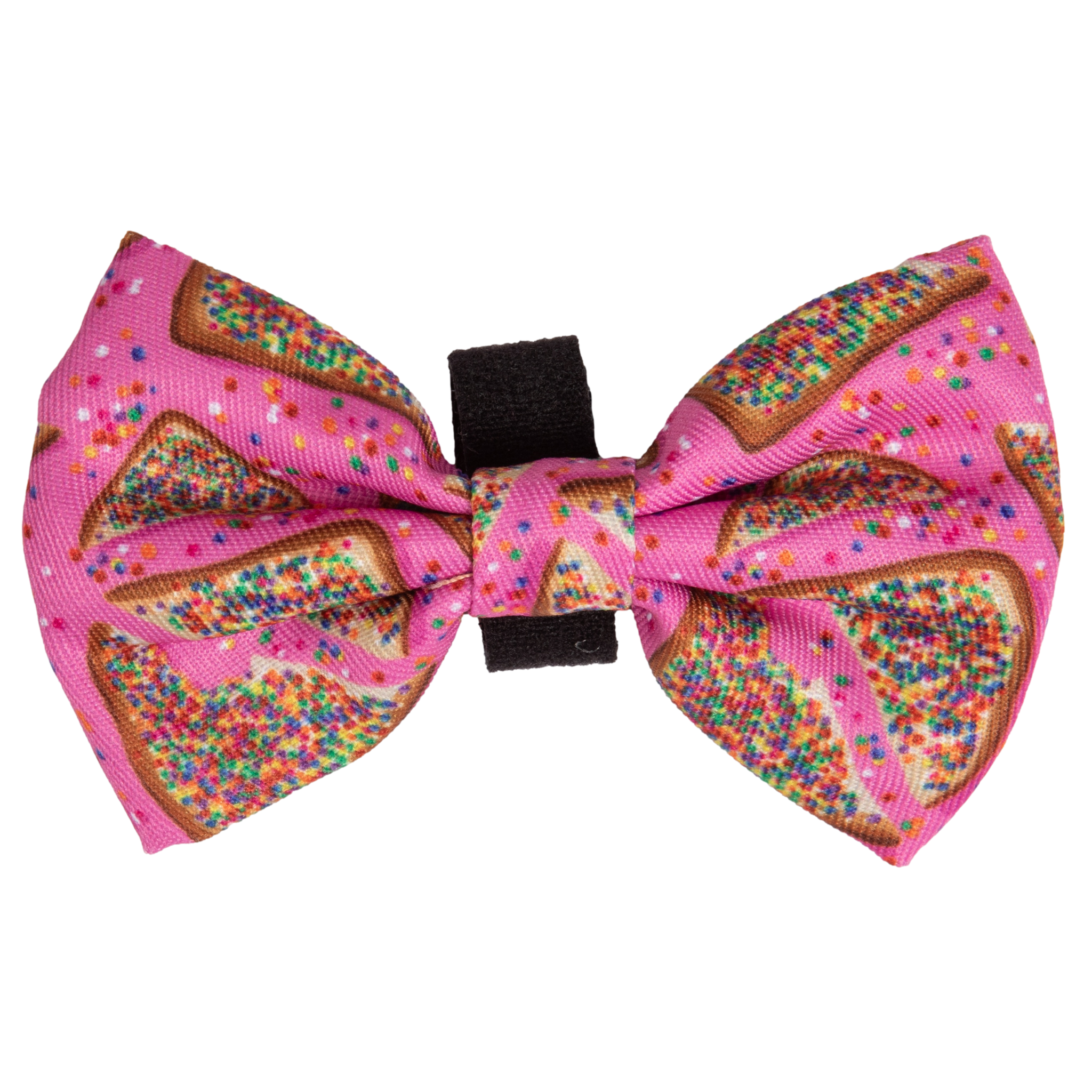 DOG COLLAR (+ BOW TIE option): Pink Fairy Bread