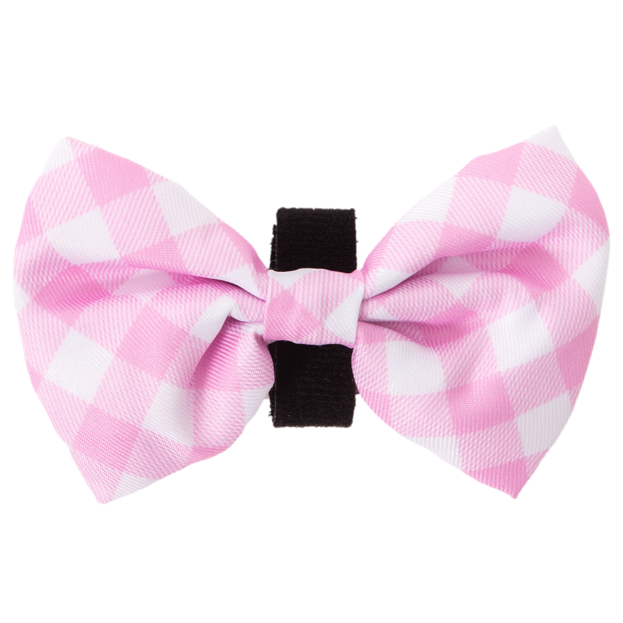 DOG BOW TIE | Pink Milk Gingham