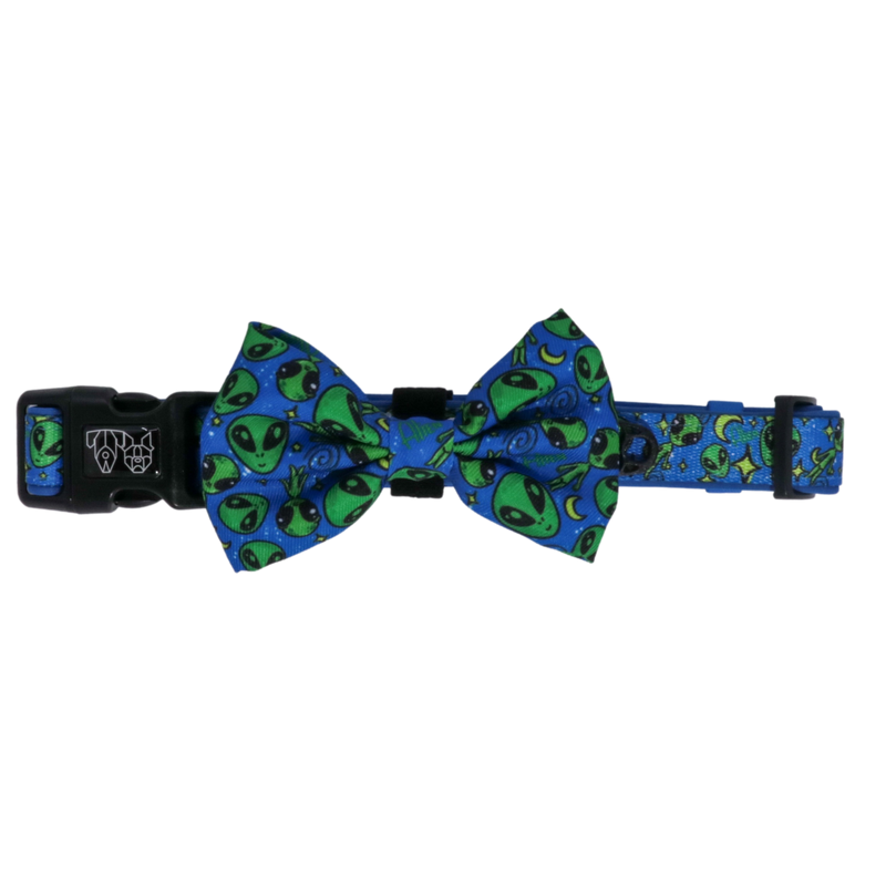 Dog Collar and Bow Tie Alien Invasion