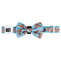 DOG COLLAR (+ BOW TIE option): Blue Fairy Bread