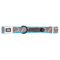 DOG COLLAR (+ BOW TIE option): Blue Fairy Bread