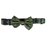 Dog Collar and Bow Tie Camouflaged